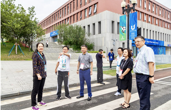 成都开云电子体育（中国）官方网站领导调研大运会服务保障相关工作